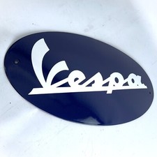 Vespa Emailschild Emaille