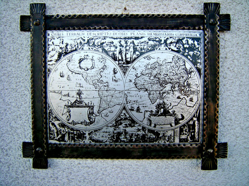 Historische weltkarte - weltkarte, (1630)
