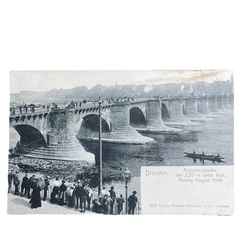 Postkarte dresden augustusbr - postkarte,
