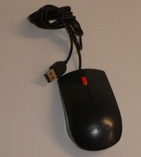 Lenovo-Maus / Mouse_USB-Anschluss_schwarz_TOP !!