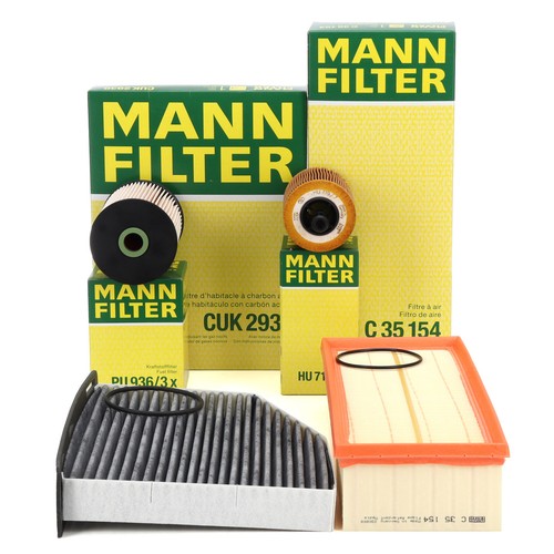 Mann filterset für golf - mann, vw