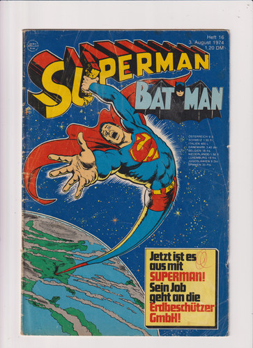 Superman 1974 original - superman,