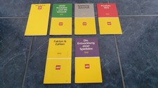 6 LEGO System vintage Booklet 80er 90er 80s 90s promo rare classic Werbung rare