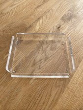 Läufer 16x12cm Stiftablage SCHREIBTISCHABLAGE BÜRO ACRYLGLAS PLEXIGLAS VINTAGE