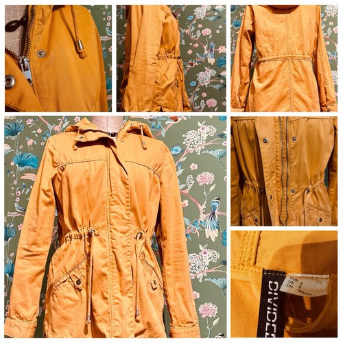 Damen mantel jacke senfgelb - damen,