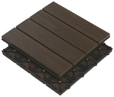 Ambia Garden 30x30 WPC Fliese Terrassenfliesen Klickfliese balkonfliesen 11 Stüc