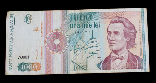 1000 lei 1991 rumänien stark - lei, 1991.rumänien.stark