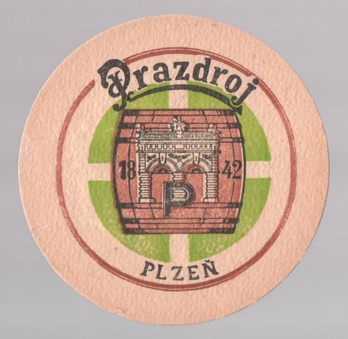 Uralter bierdeckel prazdroj - uralter,