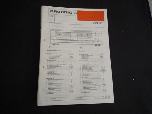 Original service manual - original,