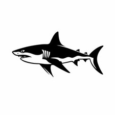 Shark Aufkleber Hai für alle