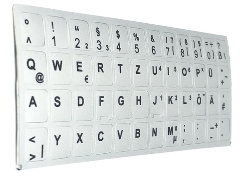 Deutsche tastaturaufkleber - deutsche,