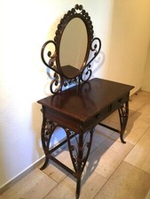 Kommode- dekorative Spiegelkommode Original asiatisch, Rattan