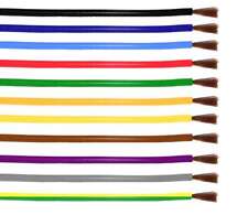 flexible Aderleitung H07V-K Verdrahtung 0,5 bis 16 mm² div Farben Fassware H05VK