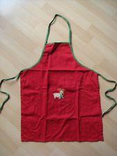 1 Schürze Kinderschürze Weinachtsschürze von Tchibo TCM rot mit Elch Motiv