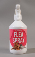Petlsy Flohmittel Katzen, Hunde Textilien Flohspray mit ätherischen Ölen 500ml