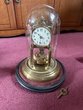 Antike Jubiläumsuhr mit Scheibenpendel von Badische Urenfabrik