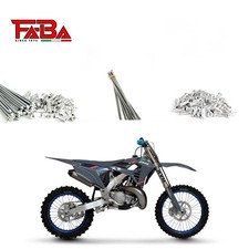 Satz Speichen + Nippel Original TM EN/MX 250 (92-26) Hinterrad 19'