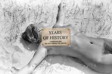 Repro Foto no Original 10x15cm Nidden Nida Litauen Ostpreußen Strand FKK Damen 3