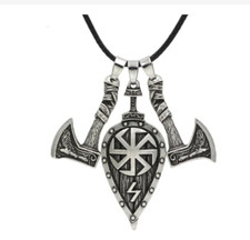 3T Schild Streit-Axt Anhänger