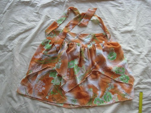 Vintage flower power chiffon - vintage,