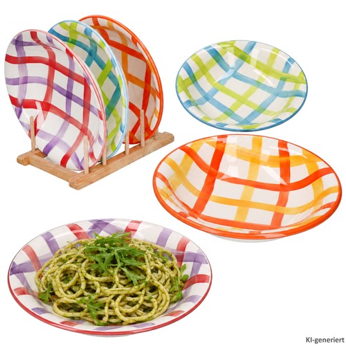 Picknick suppenteller - 6x,