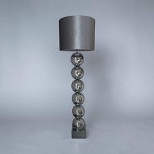Bubble Stehlampe Chrom silber