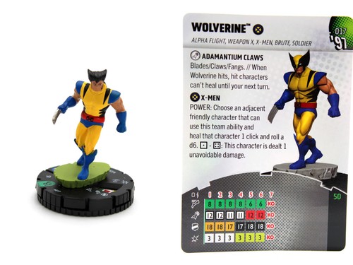 Heroclix 017 wolverine - -,