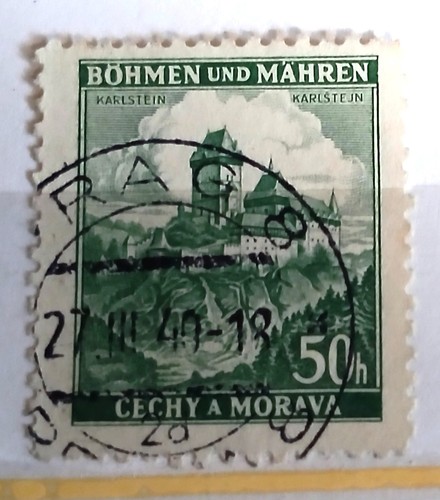 Briefmarke böhmen und mähren - briefmarke,