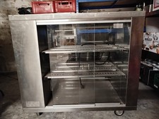 Gastro Speisenwärmer / Warmhalte-Vitrine – Edelstahl – 100 cm Breite – Profiqual