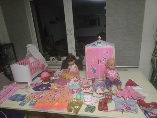Baby born puppen spielset - baby,