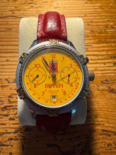 Poljot ferrari chronograph - ferrari,