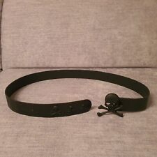 Philipp Plein Ledergürtel Schwarz Gr. 95