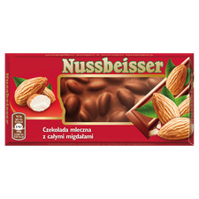 Nussbeisser Vollmilchschokolade mit ganzen Mandeln 100 G