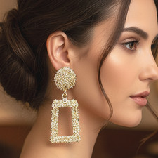 Lange Vintage glitzer Ohrringe