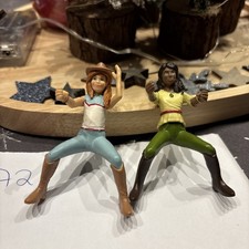 Schleich Nur Figuren  (Hannah Und Cayenne + Sarah Und Mystery) Reiterin Mensch