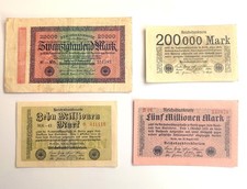 1923 Geldscheine Papiergeld