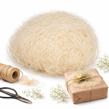 500g Flachshaar Weiß