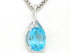 Blautopas Anhänger 585