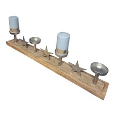 XXL Deko Tablett Kerzenhalter