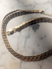 halscollier silber 925, 14 karat vergoldet