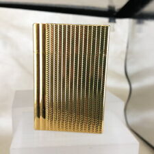 S.T. Dupont Gatsby Feuerzeug mit Weizenmuster in Gold – Zigarrenfeuerzeug NEU