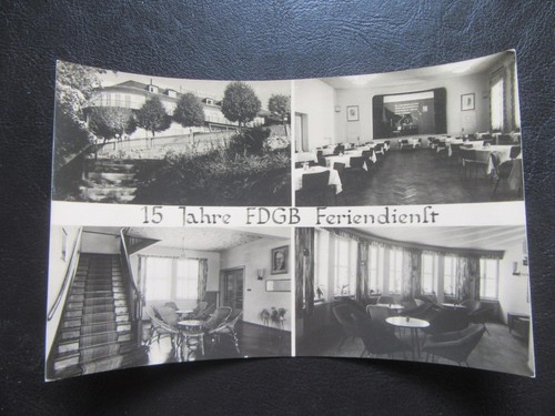 Saalburg fdgb ferienheim - ak,
