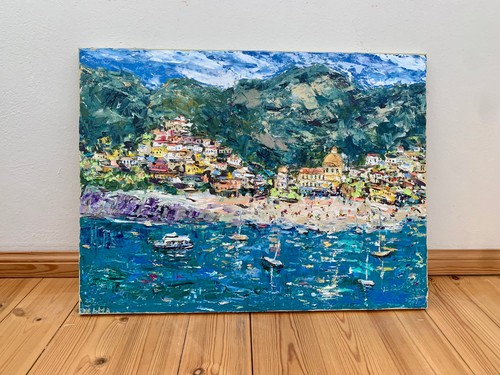 Positano amalfi italien - italien, küste