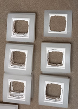 Gira Rahmen  1 Fach Event Opak weiß mit Zwischenrahmen weiß seidenmatt