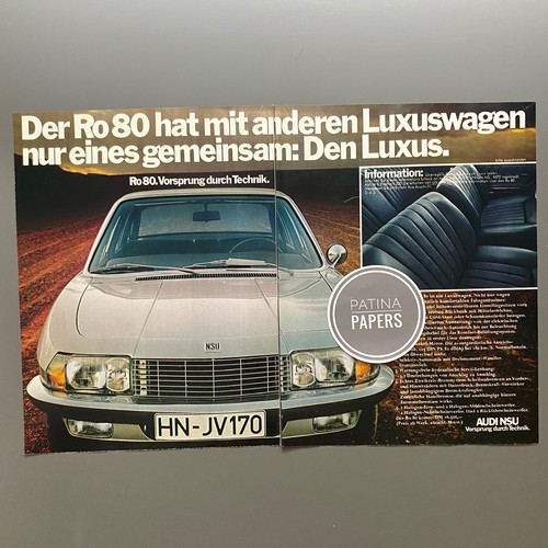 1971 nsu luxuswagen - nsu,