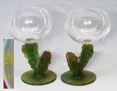 Paar weinkelche cactus daum - weinkelche, "cactus",