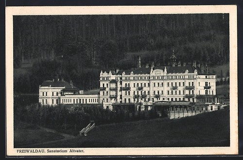 Ansichtskarte freiwaldau - ansichtskarte,