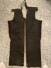 harley davidson leather chaps Mans Brown size L 98180-95VM