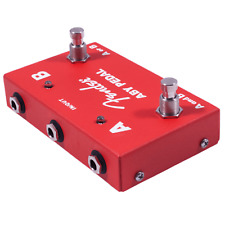 Fender 2-Switch ABY Gitarren-Fußpedalschalter (rot)