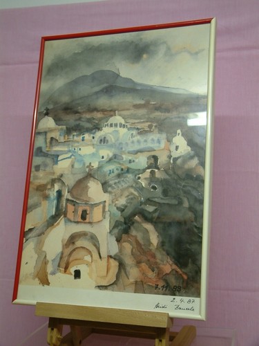 Wandbild rahmen aquarell heidi - rahmen,
